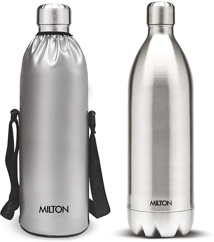 MILTON Duo DLX 1500 1480 ml Stainless Steel Flask(Pack of 1, Silver)