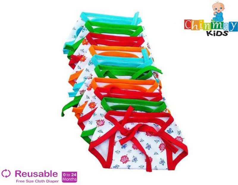 Chinmay Kids Baby Hosiery Cotton Diaper Tying Knotted Nappies Washable & Reuable Indian Style