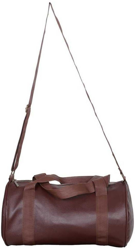 BACPAC Leather Soft Gym Bag (Brown)(Brown, Backpack)