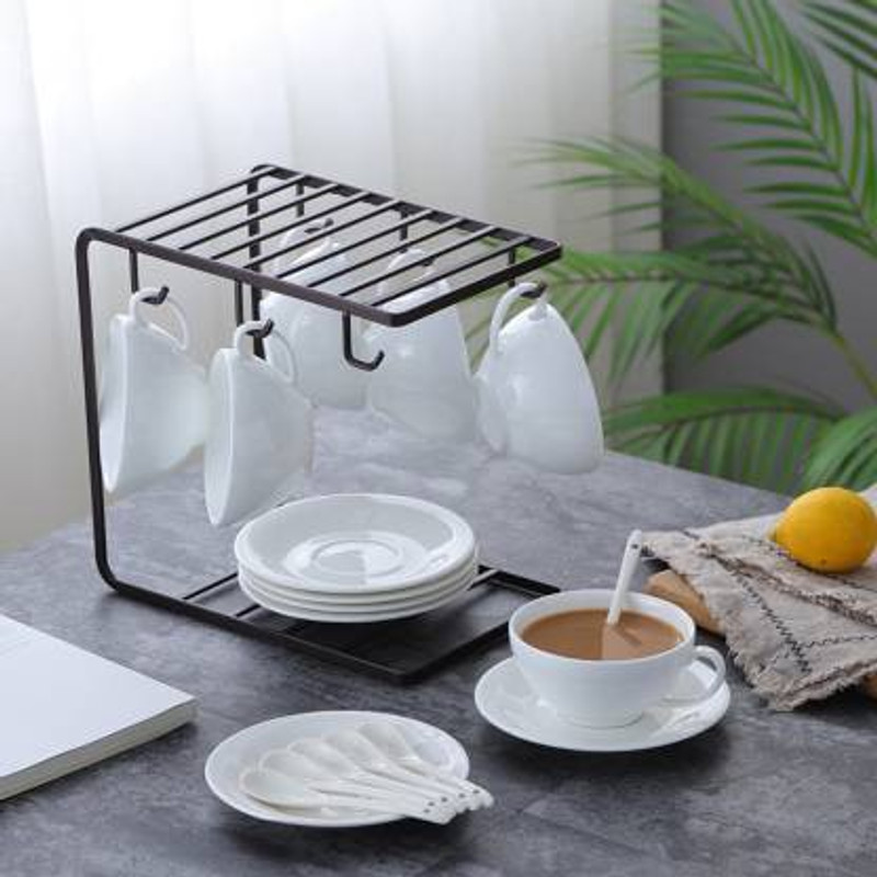 Ruby Perl Cup Kitchen Rack Steel Cup and Plate holder which adds style to your kitchen