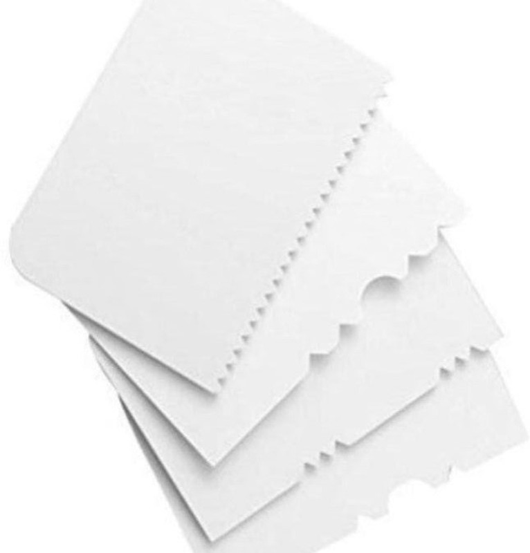 RVENTERPRISES RVECTSCR4_1 Baking Comb(Plastic Pack of 4)