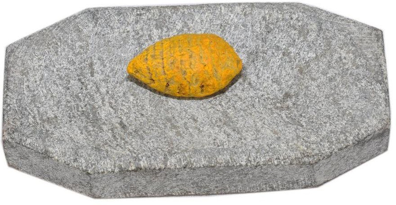 YUVI CREATIONS Turmeric and Sandal Wood Rubbing Stone Stoneware Masher