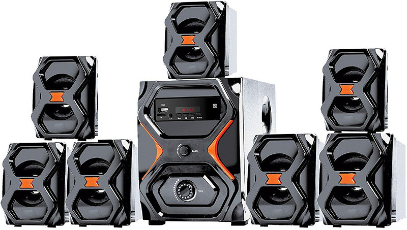 I Kall IK-2222 Bluetooth Tower Speaker(Black, 7.1 Channel)