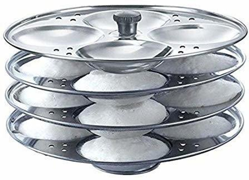 aashita shoppe 4 plate/4 tier induction and standard idli maker (stainless steel) Induction & Standard Idli Maker(4 Plates , 16 Idlis )