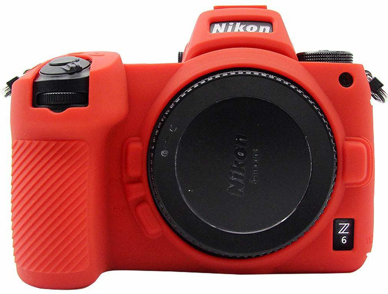 DEALPICK AMZY Silicon Cover Camera Case, Professional Silicone Rubber Camera Case Cover Detachable Protective - RED  Camera Bag(Red)