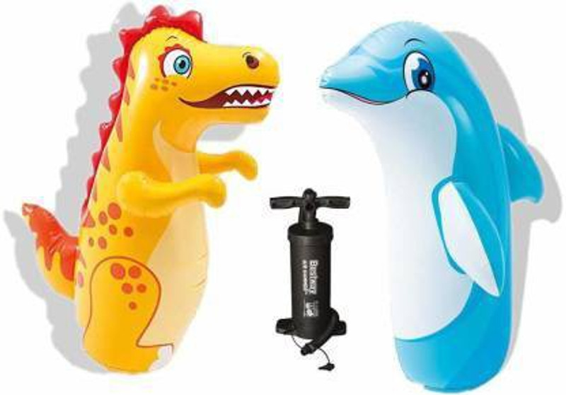 ECOM BHARAT ZZZ6 Inflatable HitMe Toys(Multicolor)