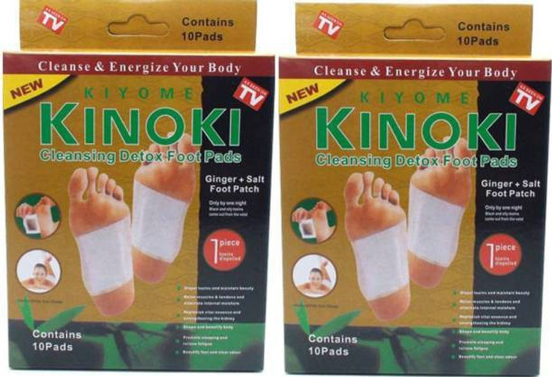 KIYOMI KINOKI Foot Health Care Detox Pads[PACK OF TWO]]