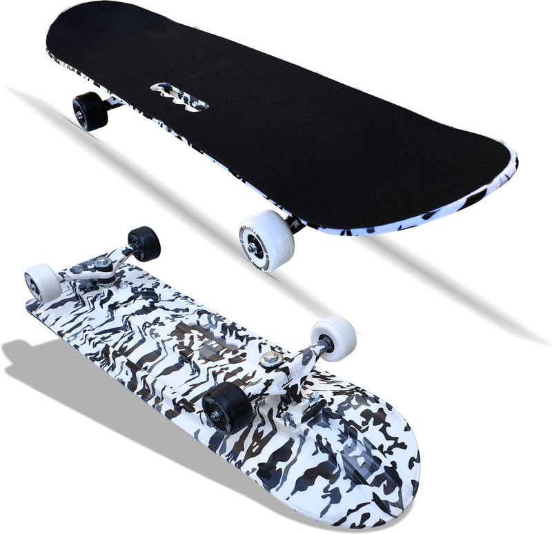 Jaspo Destructor Vibrant Fiber Skateboards 31"X8" Inches, Suitable for Age Group Above 8 Years 31 inch x 8 inch Skateboard(Multicolor, Pack of 1)