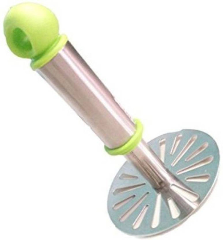 Gayatri Stylish paavbhaji/vegetable,Stainless steel Stainless Steel Masher(Green, Pack of 1)