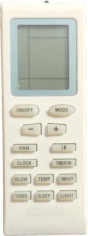 ZEDDY Universal AC Remote Controller for  AC Voltas Remote Controller(White)