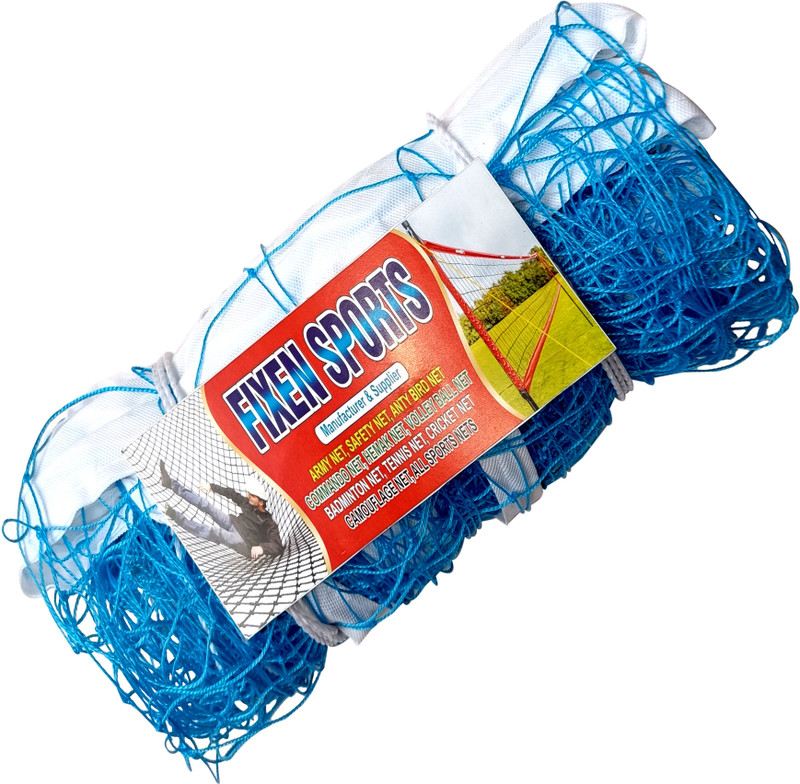 Dinetic Volleyball Net Saiz 33x3.5 feet 4 Said Tape 2 Said Dori Volleyball Net(Blue, White)
