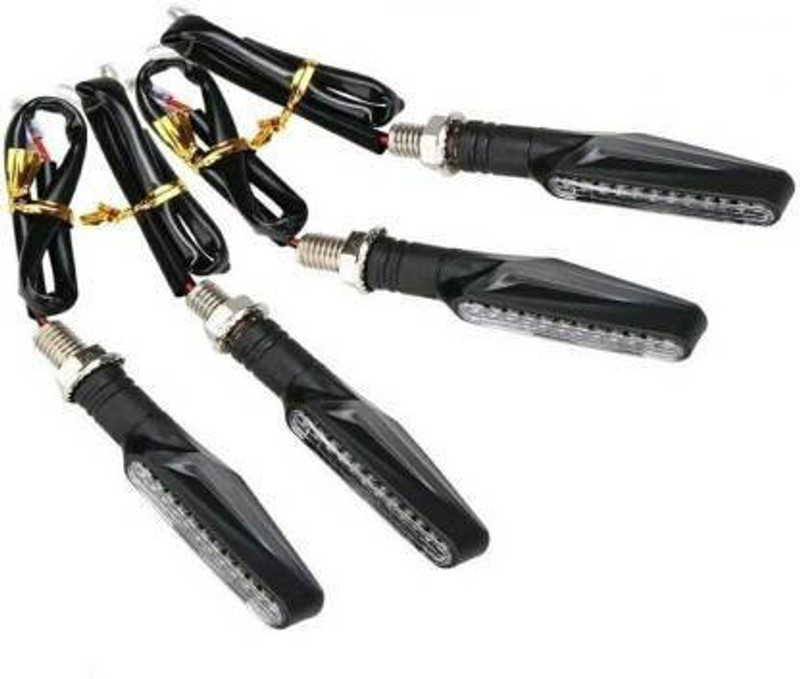 Speedtail Front, Side, Rear LED Indicator Light for KTM, Hero, Honda, Bajaj, TVS Pulsar 200NS, Duke RC 190(Yellow)