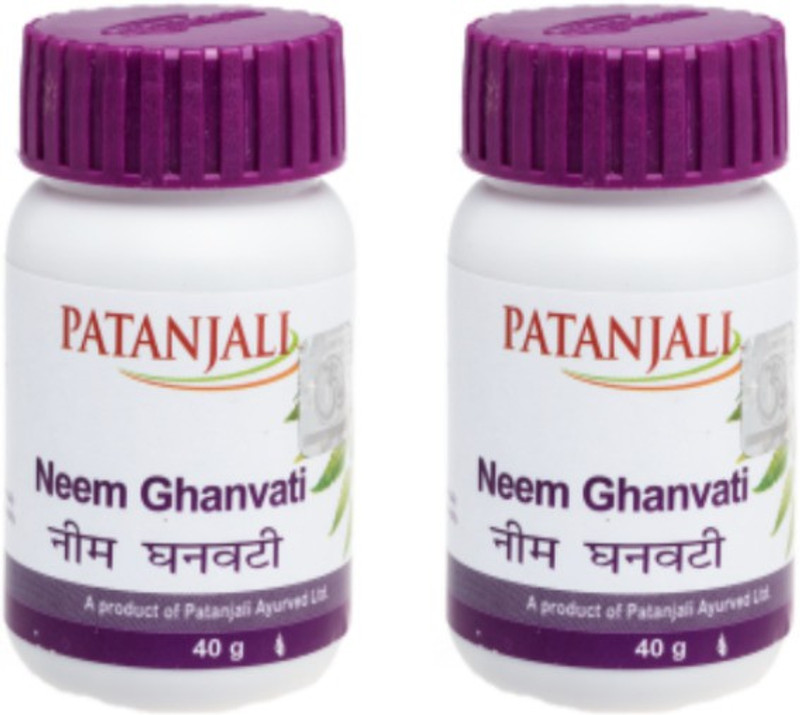 PATANJALI NEEM GHAN VATI (Pack of 2)(Pack of 2, 40)