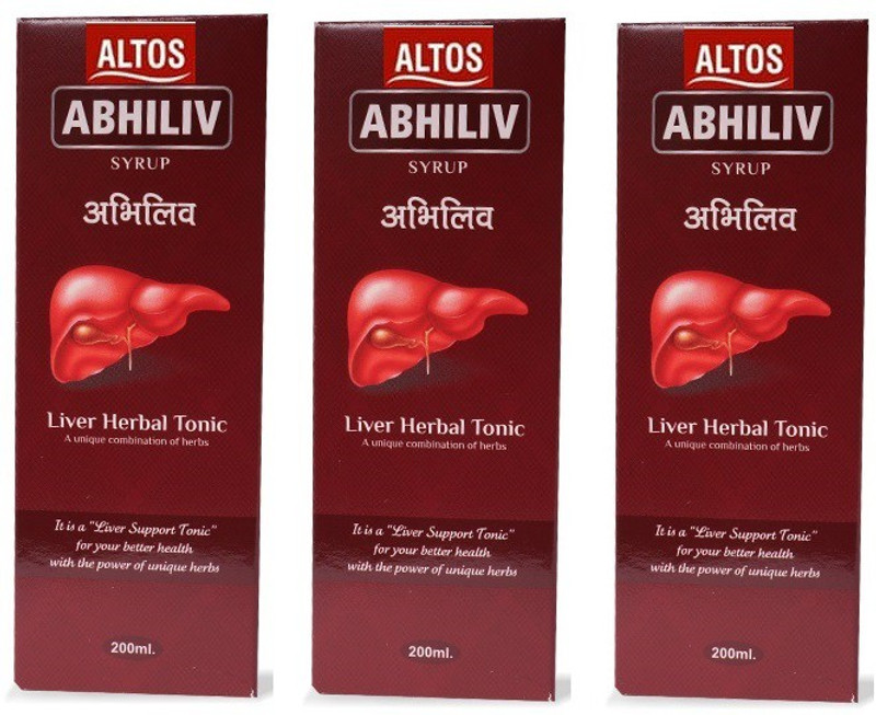 ALTOS ABHILIV SYRUP (3 X 200 ML)(Pack of 3, 600)