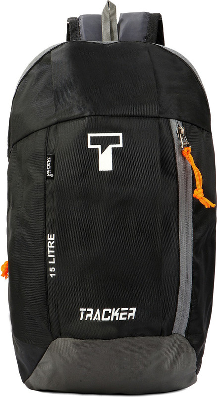 Tracker Stylish Casual School 15 L Backpack(Black)