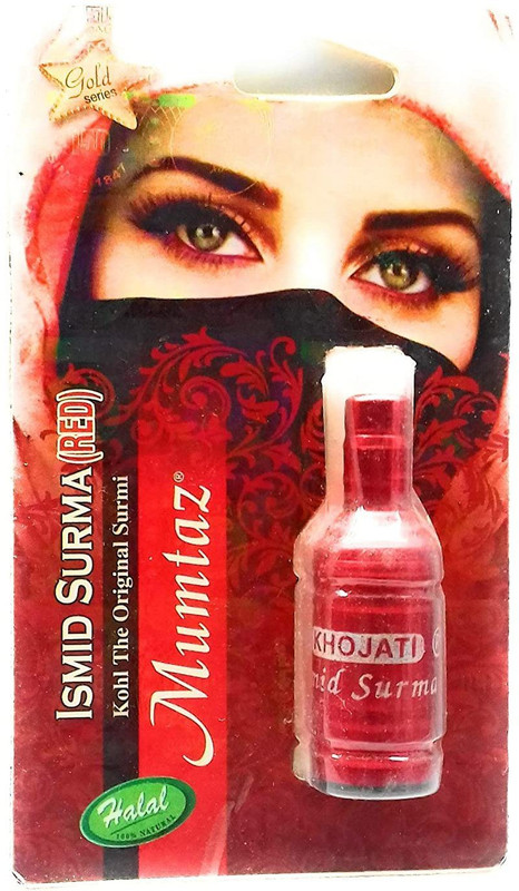 khojati Mumtaz Ismid Red Surma (Pack Of 1)(Red, 4 g)