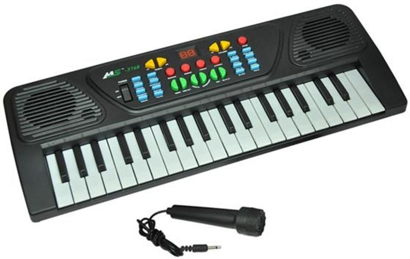 YODNSO BEST BUY 37 KEYS BIG FUN MUSICAL ELECTRONIC KEYBOARD ORGAN WITH MICROPHONE(Multicolor)