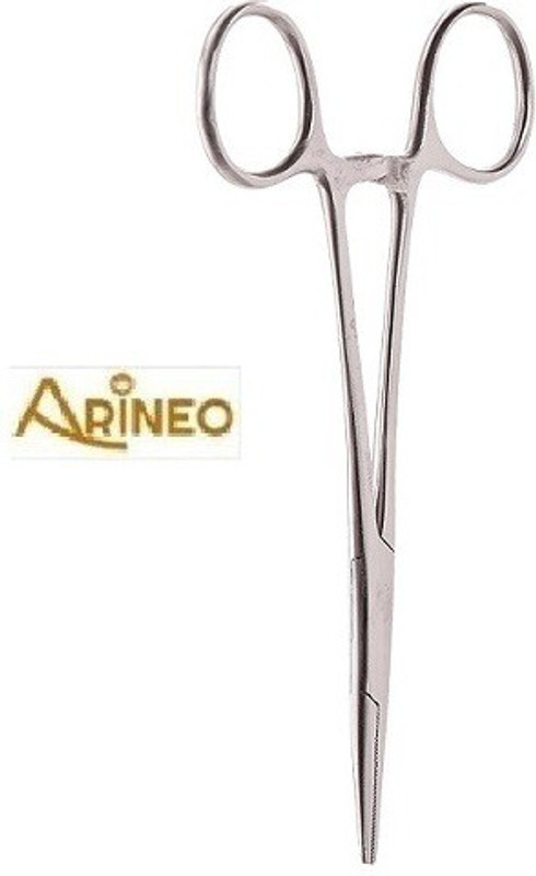 ARINEO Halstead Mosquito Forceps Straight 5-Inch, Utility Forceps