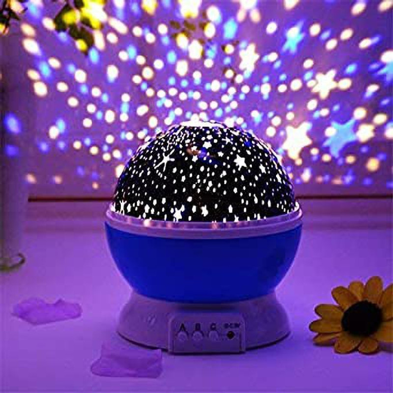 ROZKEY ENTERPRISE Star Master Projector Night lamp and Rotating Color Changing Table Lamp Study Lamp(13 cm, MULTICOLORD)