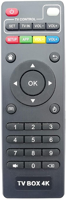 SHIELDGUARD Remote Control No. 223, Compatible for  MX MXQ MXQ PRO M8 M8N M8S MX3 XBMC Android TV Box Remote Controller(Black)