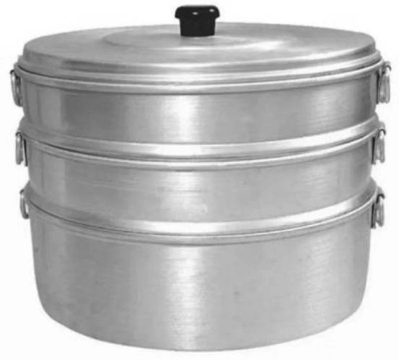 AKIRA Momo Steamer 8 Number 3 Tier Aluminium Steamer(1.75 L)