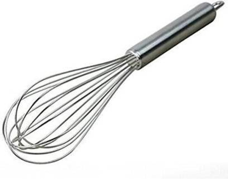 CSKY Stainless Steel Stainless Steel Whisker/ Beater/ Egg Whisk/ Balloon Whisk Stainless Steel Balloon Whisk Hand Whisk Egg Frother-- Stainless Steel French Whip - Handle Milk Egg Beater Whisk Shaker Frother - Kitchen Blend Stainless Steel Balloon Whisk