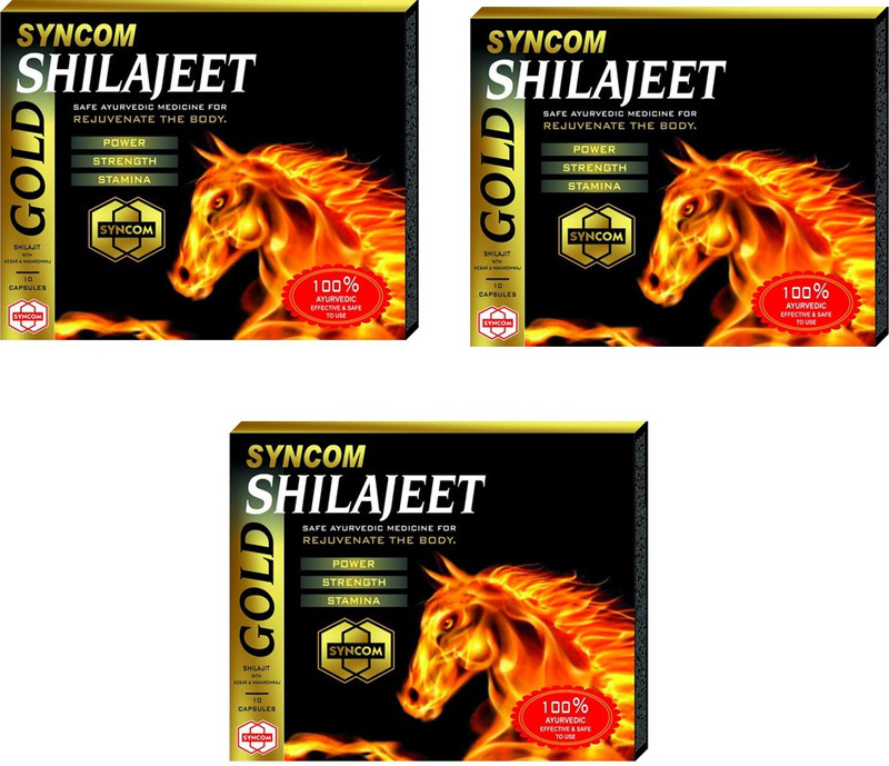 Syncom SHILAJEET GOLD CAPSULES(10 CAPSULE)PACK OF 3(Pack of 3, 30)