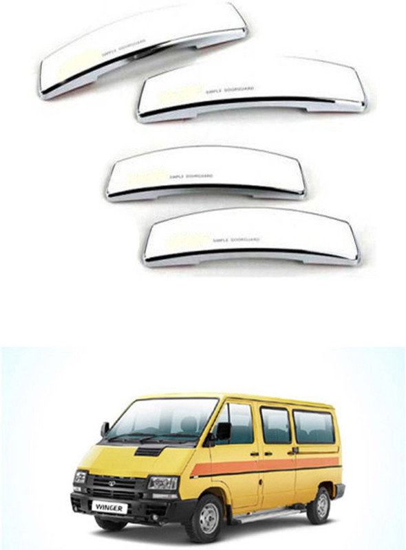 RONISH Plastic Car Door Guard(White, Pack of 4, Tata, Winger)