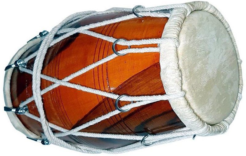 NSR NSR2102 Nut & Bolts Dholak(Orange)