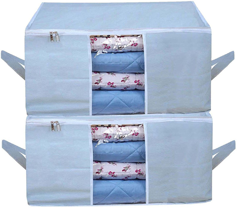 Unicrafts Underbed storage bag Underbed Storage bag Blanket Cover with Side handles Grey2 UB_Grey2(Grey)