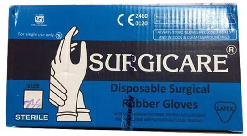 SURGICARE best quality gloves (10 pair) Rubber Examination Gloves(Pack of 20)