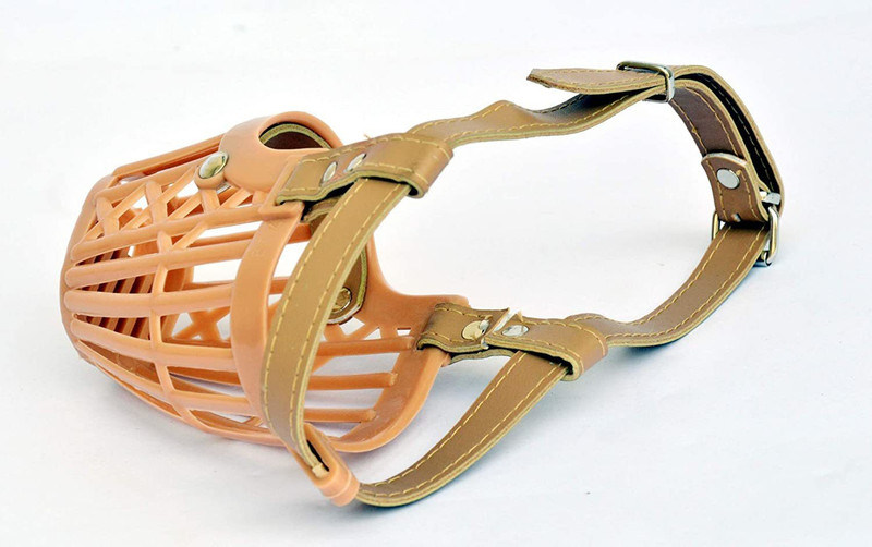 SCOOBEE Extra Small Other Dog Muzzle(Beige)