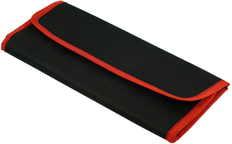 Sanchi Creation Document Holder, Car Document Storage Wallet for Registration & Insurance Card– Red/Black(Black, Red)