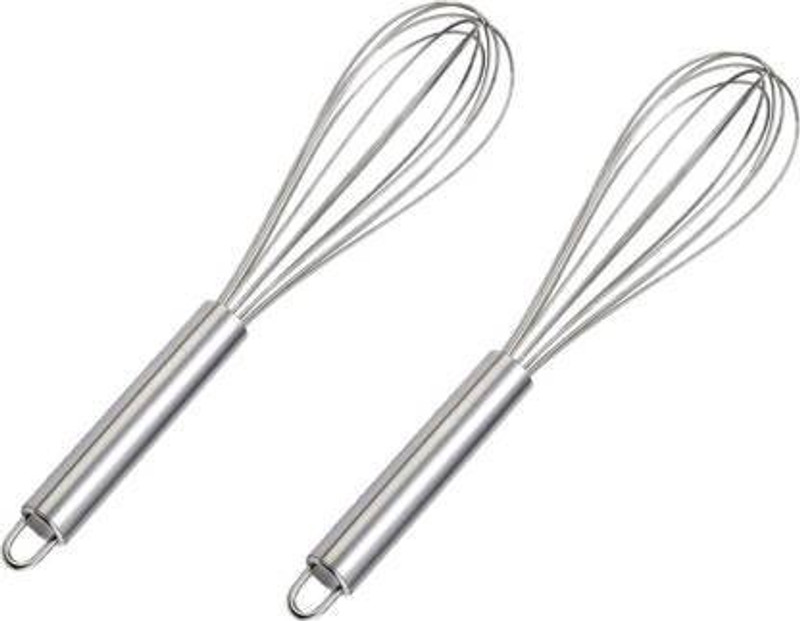Bekner Stainless Steel Balloon Whisk(Pack of 3)