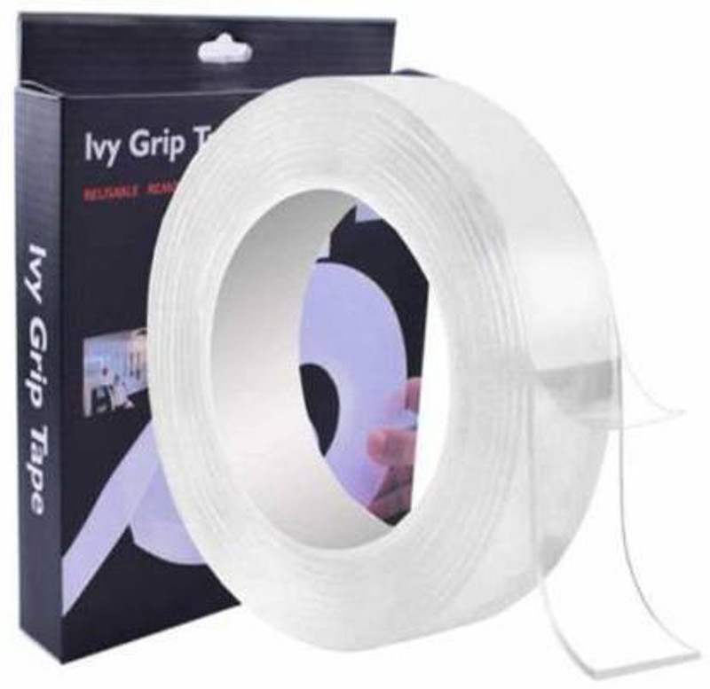 NXRMK 3 MM Skateboard Grip Tape(TRANSPARENT, WHITE)