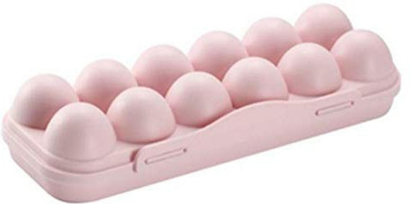 HomeCloud Home Cloud Egg Tray Holde Egg Container plastic Egg container Plastic Egg Separator(Pink, Pack of 1)