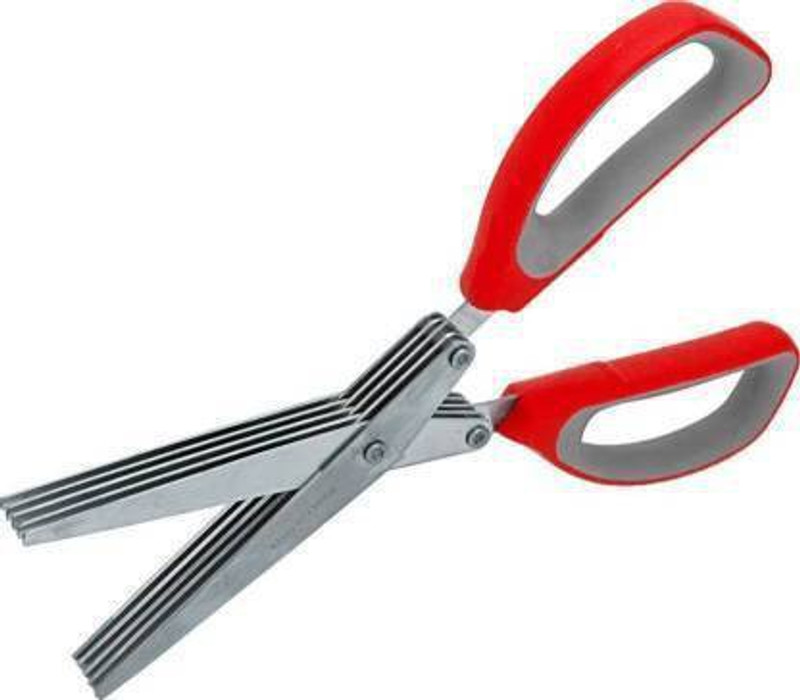 THEJELLYSTORE Steel All-Purpose Scissor(Red, Pack of 1)
