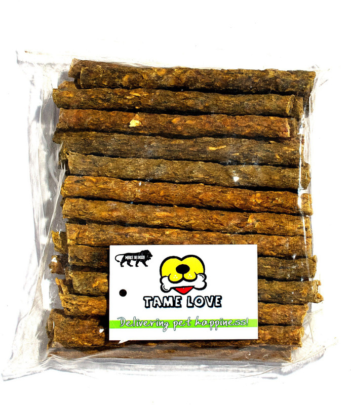 Tame Love Delicious High Protien Dog Chew Munchy Sticks Chicken Flavor 500g Chicken Dog Chew(500 g, Pack of 1)
