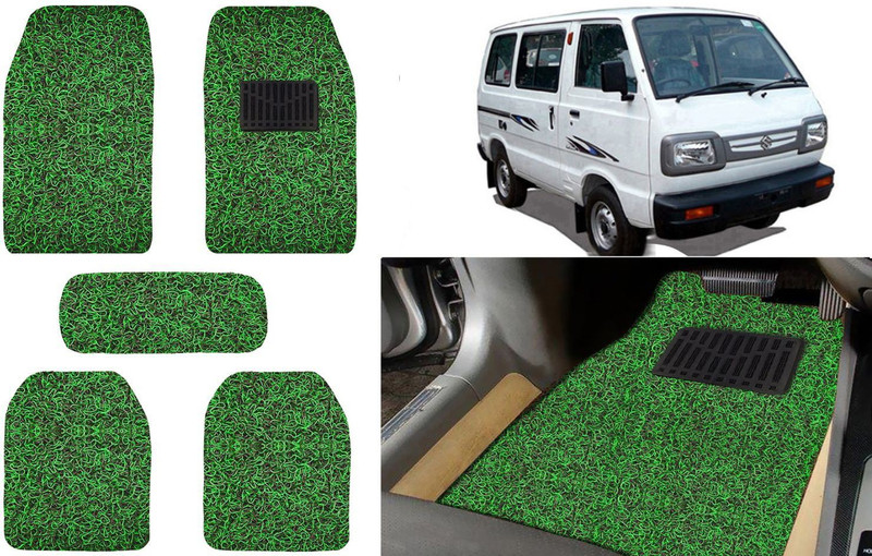 Auto Kite Plastic, PVC, Vinyl Standard Mat For Maruti Suzuki Omni(Green, Black)