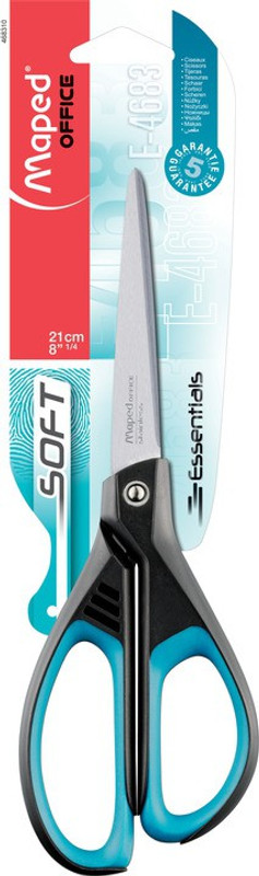 Maped Essential Soft 21 Cm Scissors(Set of 1, Multicolor)