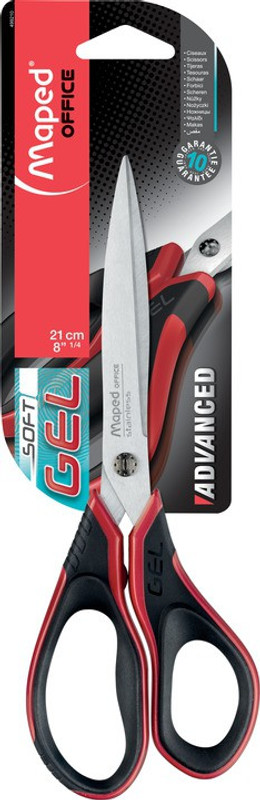 Maped Soft Gel Advance 21Cm Scissors(Set of 1, Multicolor)