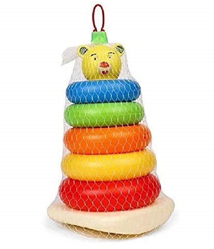 New Era by sanchi New Era Junior Teddy Stacking Multicolour 5 Rings for Toddlers(Multicolor)