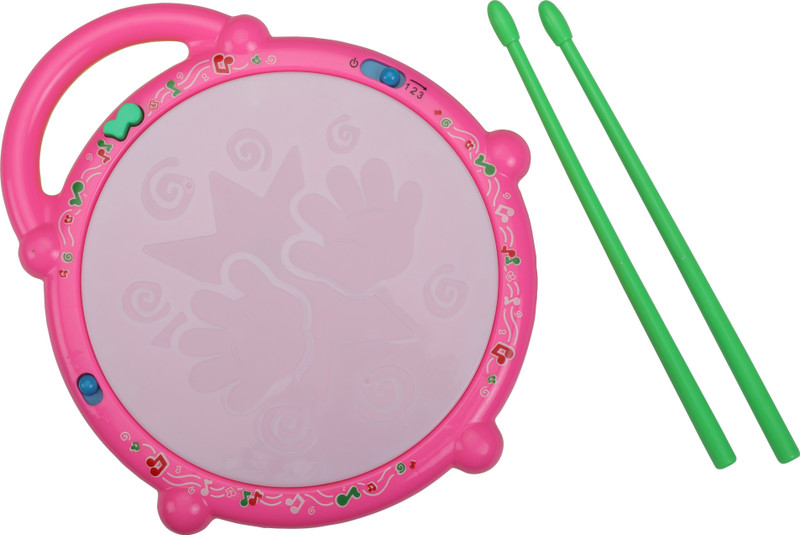 LuvLap Baby Music & Light Drumwith 3D Flash Lights(Multicolor)