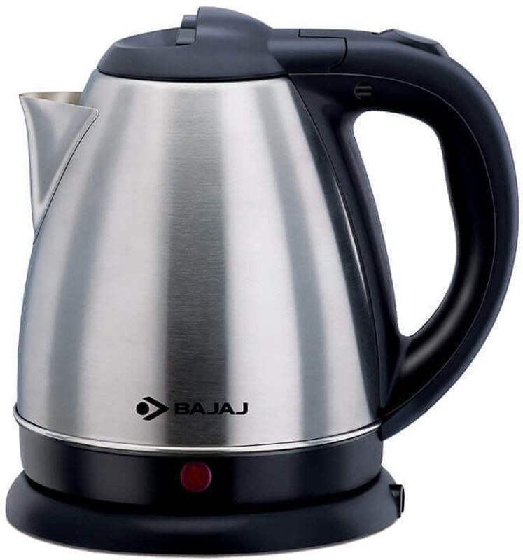BAJAJ SS Electric Kettle(1.2 L, Black and Silver)