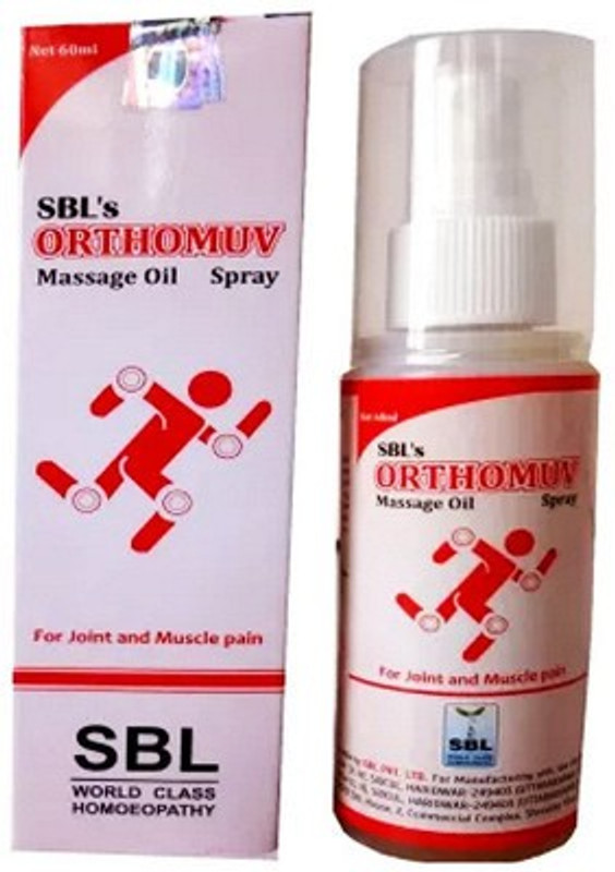 SBL Orthomuv Massage Oil Liquid(2 x 60)