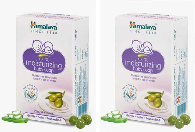 HIMALAYA extra moisturizing baby soap(2 x 125 g)