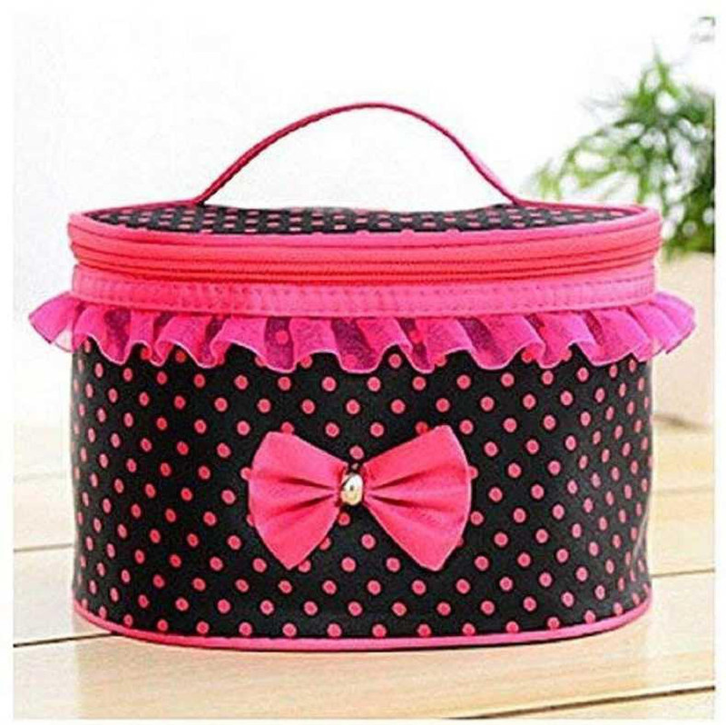 CPEX Girls Multicolor Cosmetic Bag, Bow Storage Bag (Multicolor) Cosmetic Bag