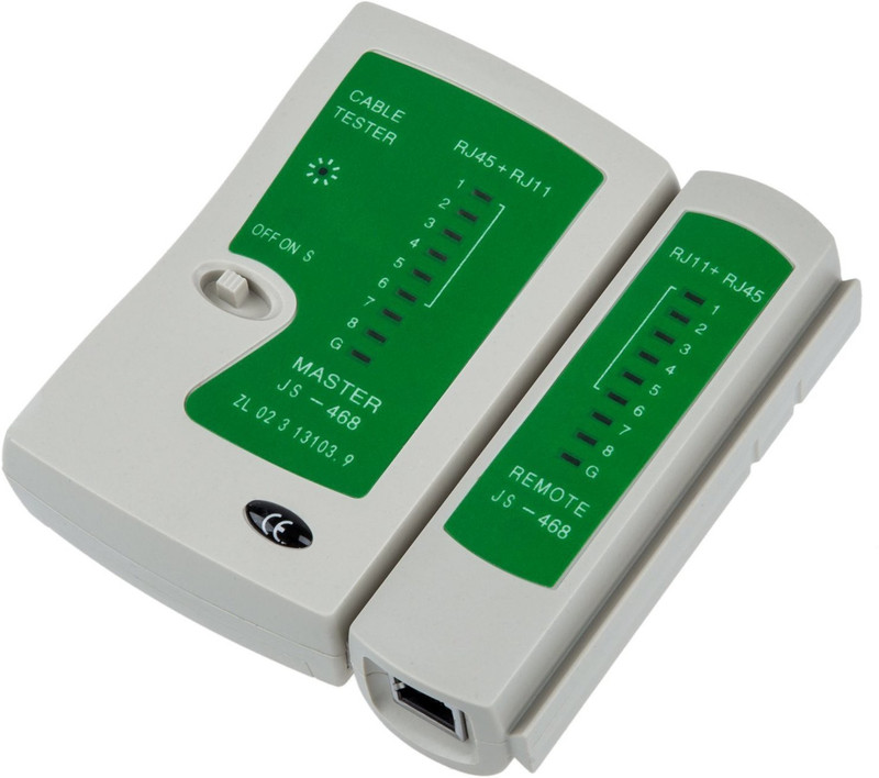 dhruvga RJ45 and RJ11 Network LAN Cable Tester with LED Indicators. (DHV-LNT-0116) Wireless Ethernet Lan Adapter compatible with Linux, Mac, Windows(100 Mbps)