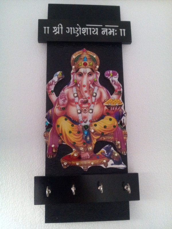 newly handicraft Wood Key Holder(4 Hooks)