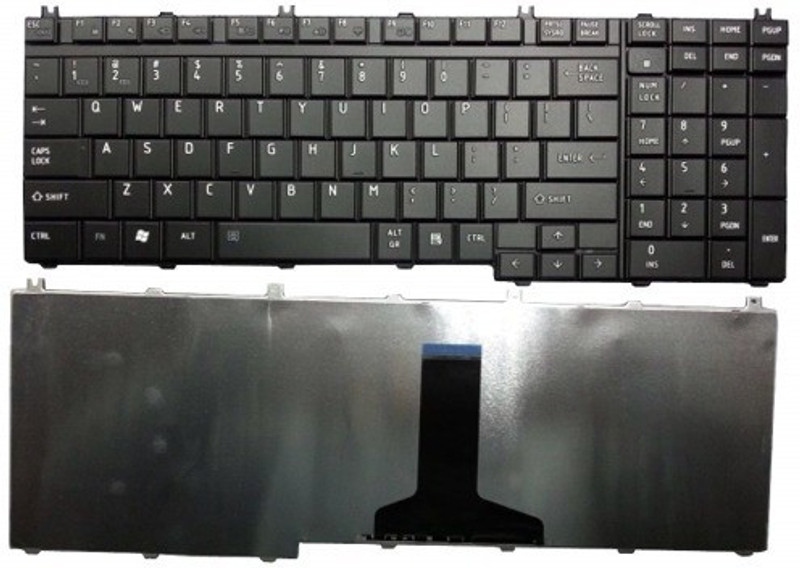 Rega IT TOSHIBA SATELITE PRO C650-EZ1515D, PRO C650-EZ1524 Laptop Keyboard Replacement Key